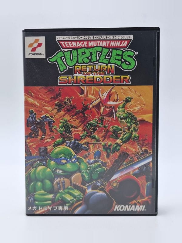 Teenage Mutant Ninja Turtles Return of the Shredder — SEGA Megadrive JAP