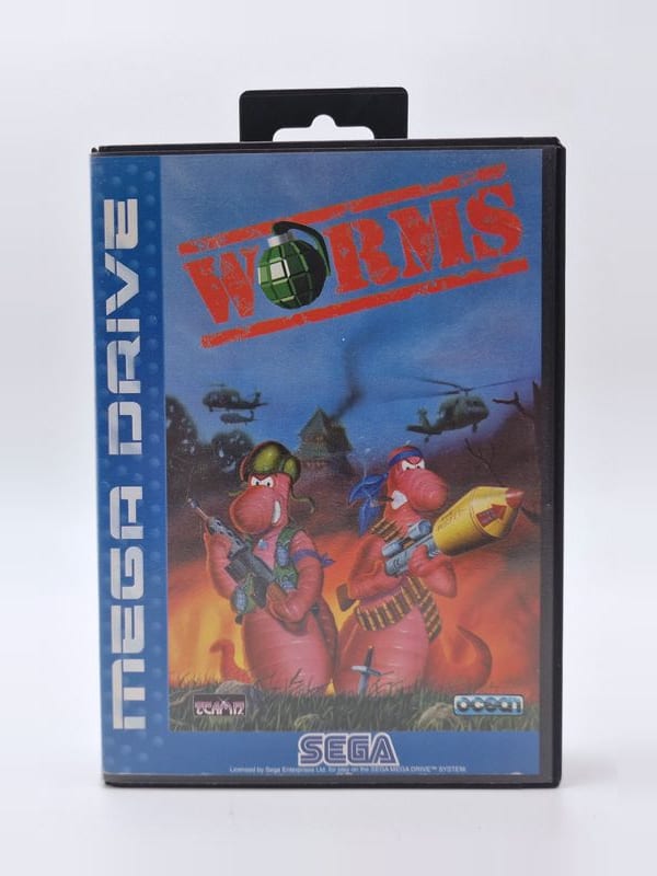 Worms — SEGA Megadrive PAL