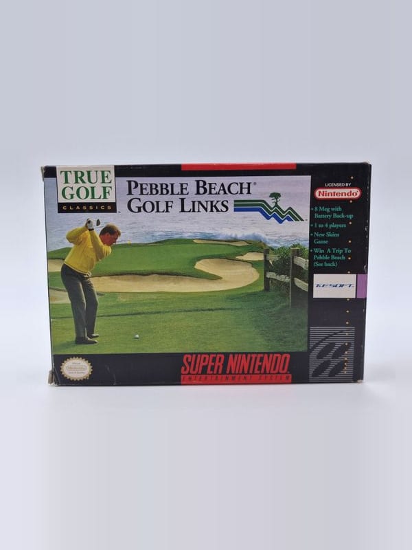 True Golf Classics: Pebble Beach Golf Links — Nintendo SNES US (vendu)