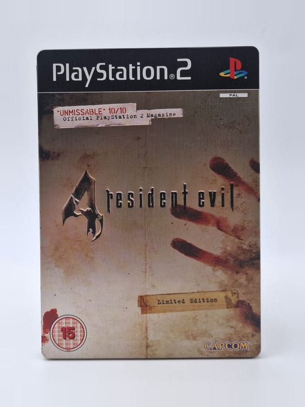 Resident Evil 4 Steelbook Limited Edition — Sony PS2 PAL (vendu)