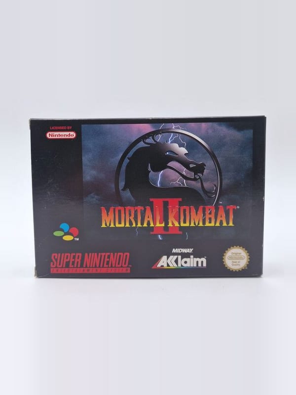 Mortal Kombat II — Nintendo SNES PAL (vendu)