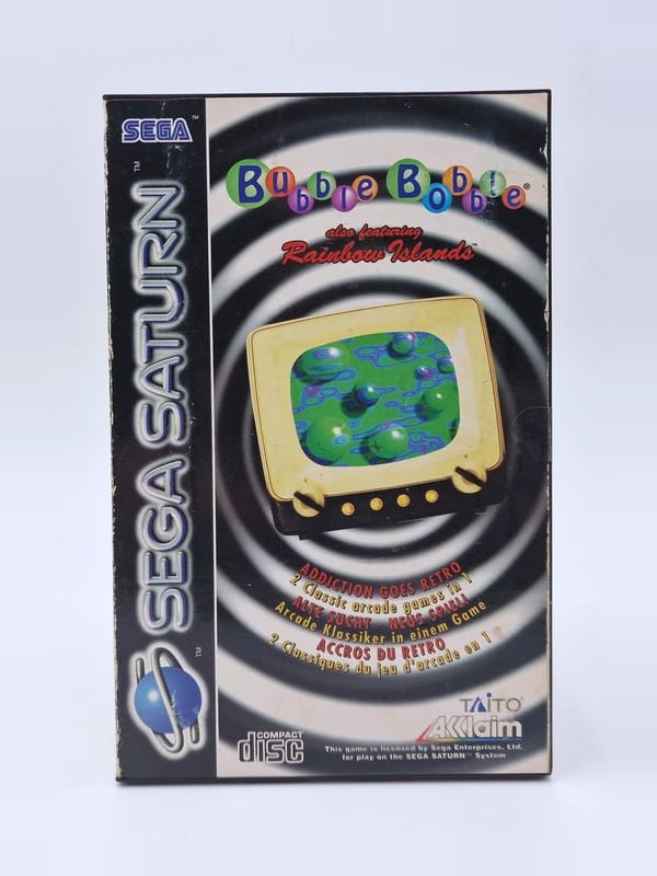 Bubble Bobble Also Featuring Rainbow Islands — SEGA Saturn PAL