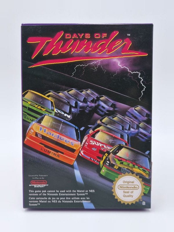Days of Thunder — Nintendo NES / FC PAL