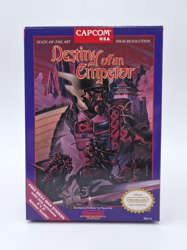 Destiny of an Emperor — Nintendo NES / FC US