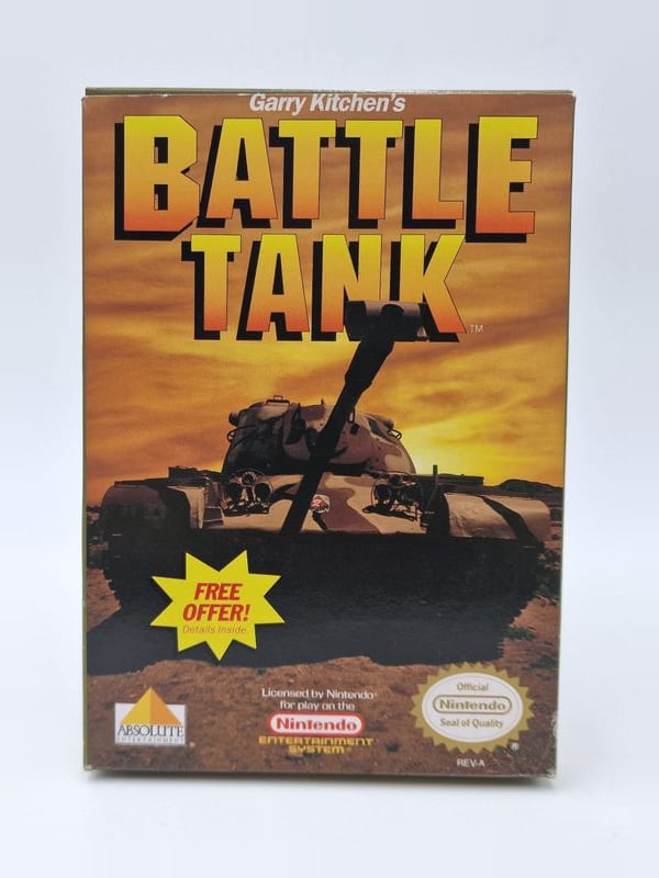 Garry Kitchen's Battletank — Nintendo NES / FC US