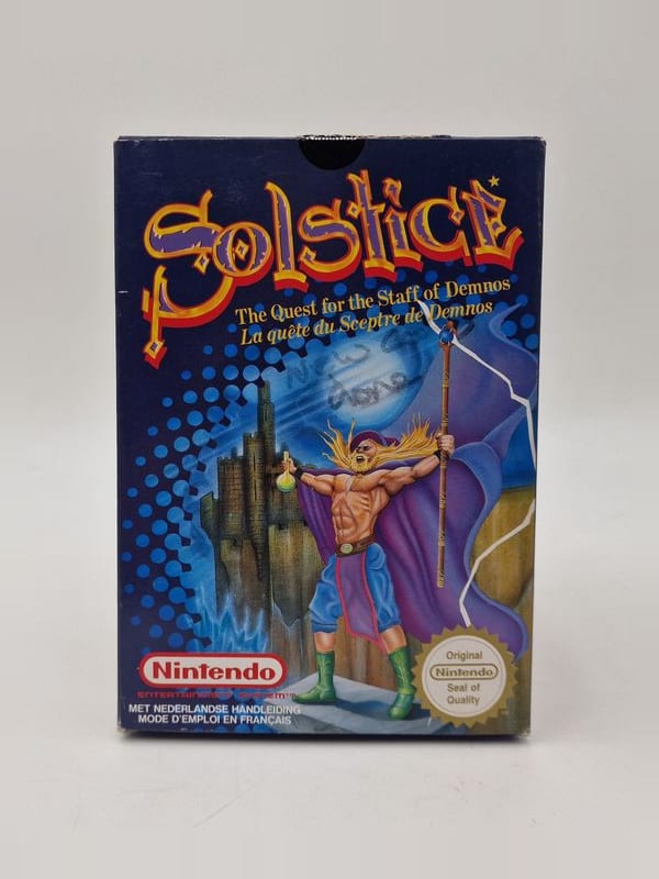 Solstice: The Quest for the Staff of Demnos — Nintendo NES / FC PAL