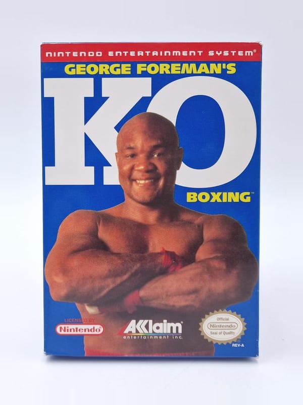 George Foreman's KO Boxing — Nintendo NES / FC US