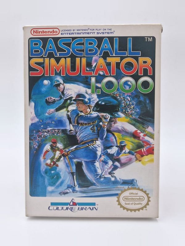Baseball Simulator 1.000 — Nintendo NES / FC US