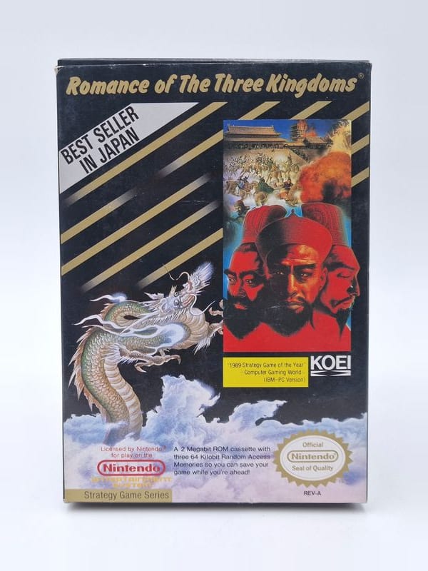 Romance of the Three Kingdoms — Nintendo NES / FC US