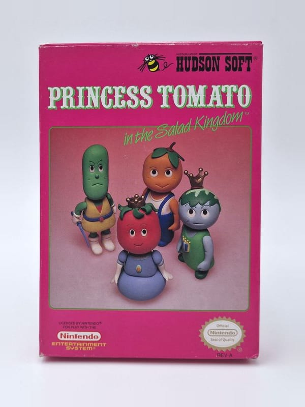 Princess Tomato in the Salad Kingdom — Nintendo NES / FC US