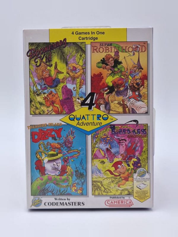 Quattro Adventure — Nintendo NES / FC PAL