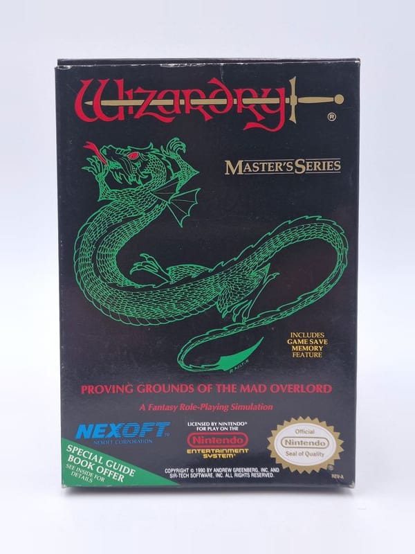 Wizardry: Proving Grounds of the Mad Overlord — Nintendo NES / FC US