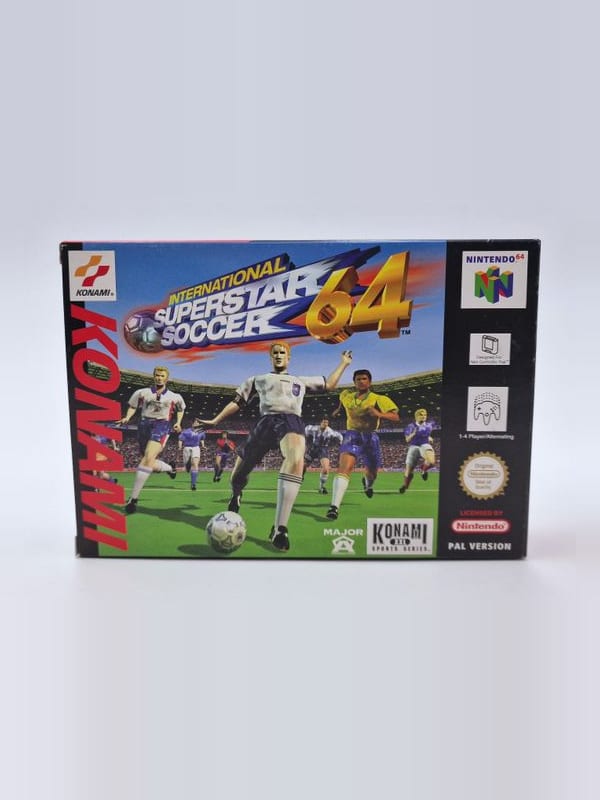 International Superstar Soccer 64 — Nintendo 64 PAL (vendu)