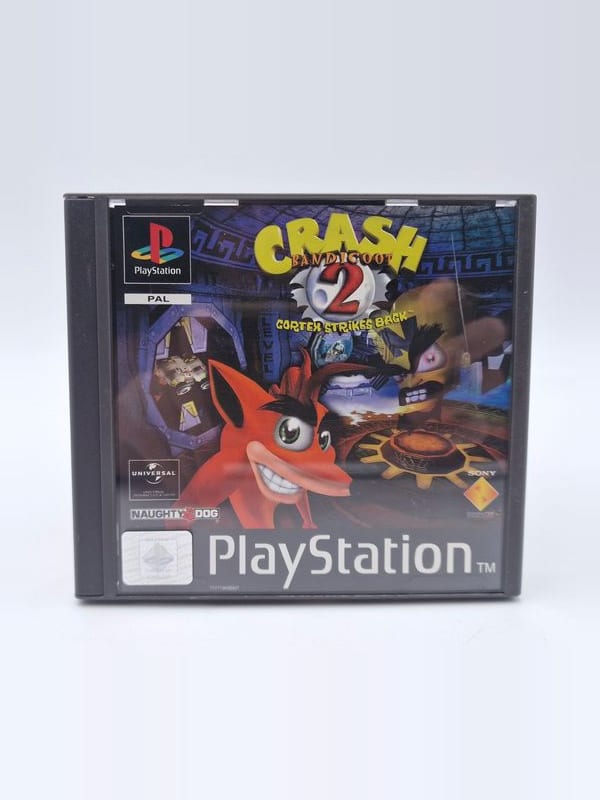 Crash Bandicoot 2 Cortex Strikes Back Platinum — Sony PS1 PAL