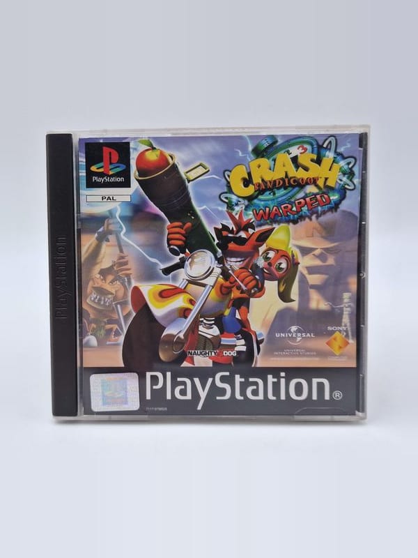 Crash Bandicoot 3 Warped — Sony PS1 PAL (vendu)