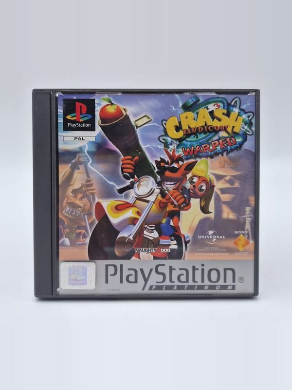 Crash Bandicoot 3 Warped Platinum — Sony PS1 PAL