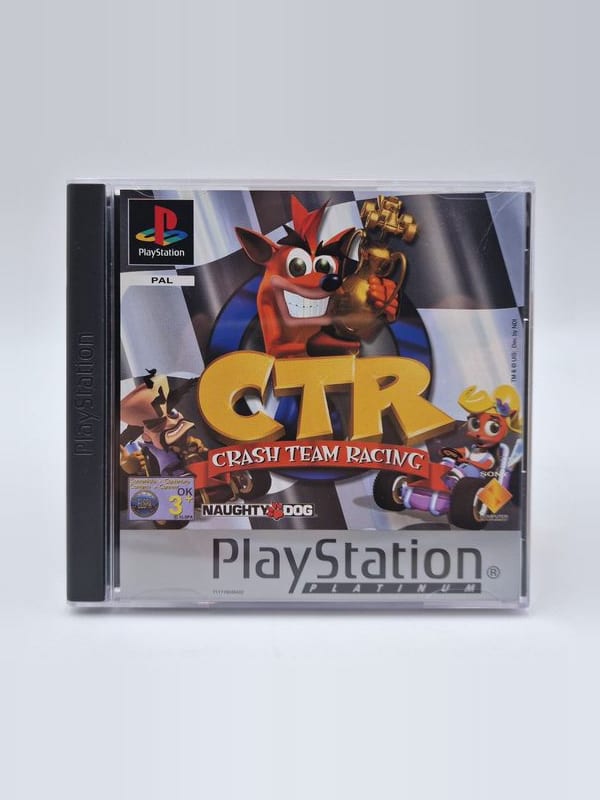 Crash Team Racing Platinum — Sony PS1 PAL