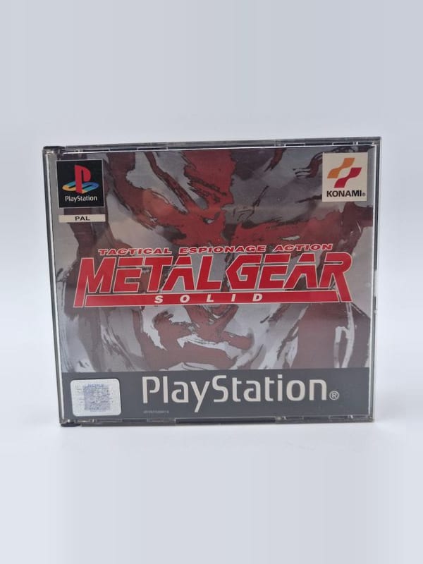 Metal Gear Solid — Sony PS1 PAL (vendu)