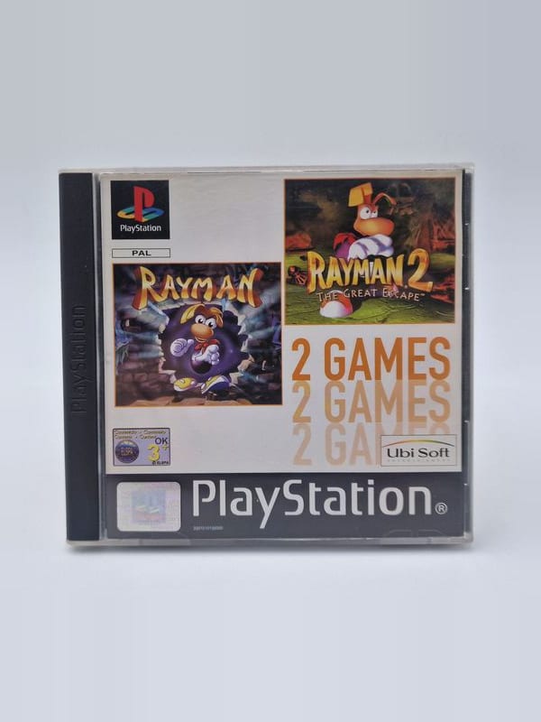 Rayman 1 & 2 — Sony PS1 PAL (vendu)