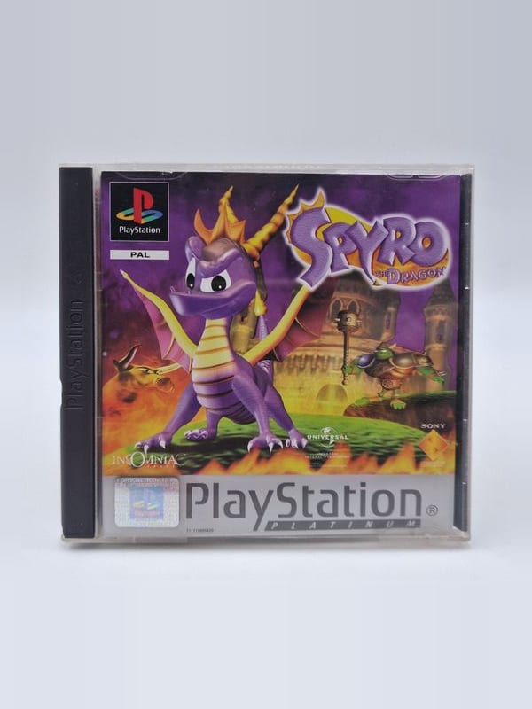 Spyro The Dragon Platinum — Sony PS1 PAL