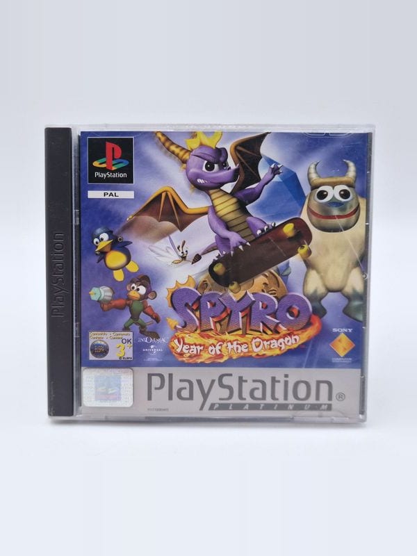 Spyro The Dragon Year of the Dragon Platinum — Sony PS1 PAL