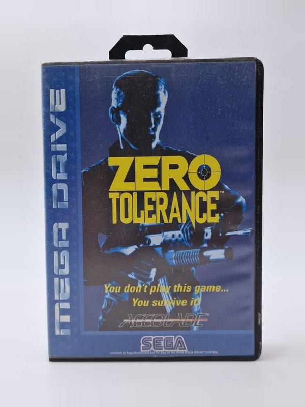 Zero Tolerance — SEGA Megadrive PAL (vendu)