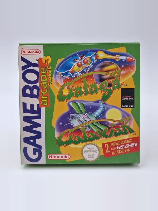 Galaga Galaxian Arcade Classics n°3 — Nintendo Game Boy PAL
