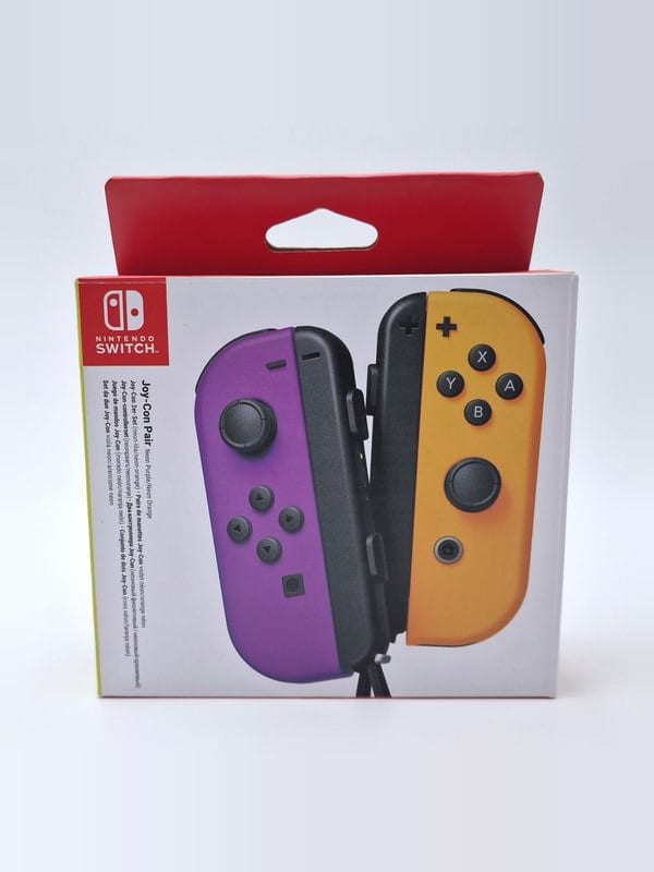 Manette Joy-Con Nintendo Switch Purple & Yellow Boxed — Console / Accessoire PAL