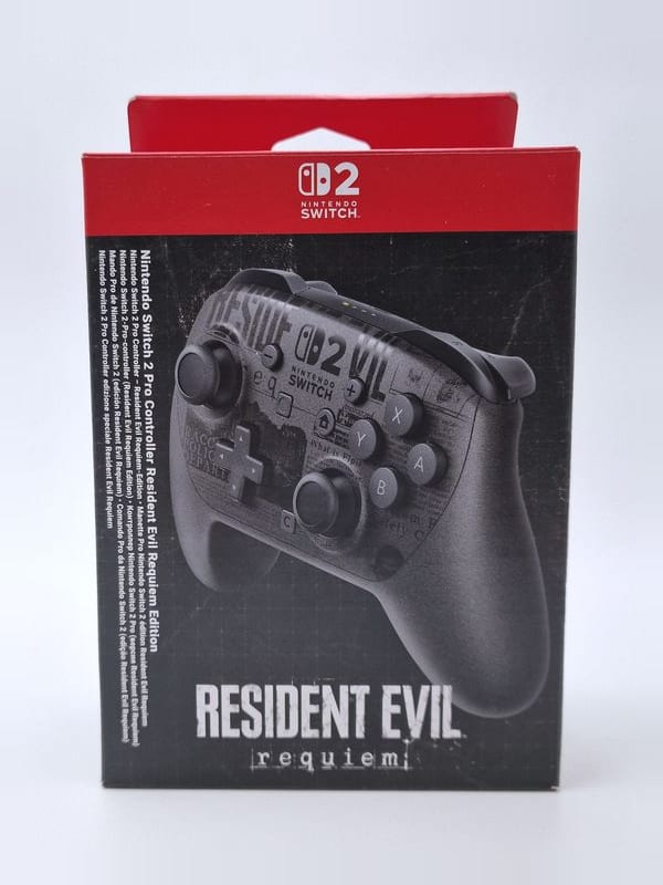 Manette Nintendo Switch 2 Pro Controller Resident Evil requiem Boxed — Console / Accessoire PAL