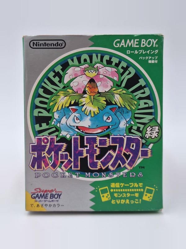 Pokémon Version Verte — Nintendo Game Boy JAP