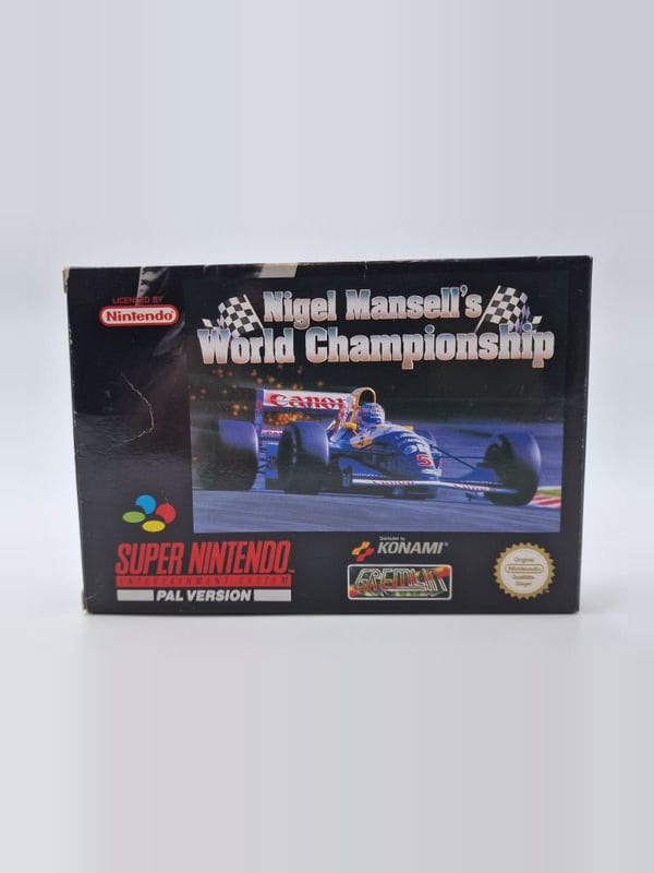 Nigel Mansell's World Championship — Nintendo SNES PAL