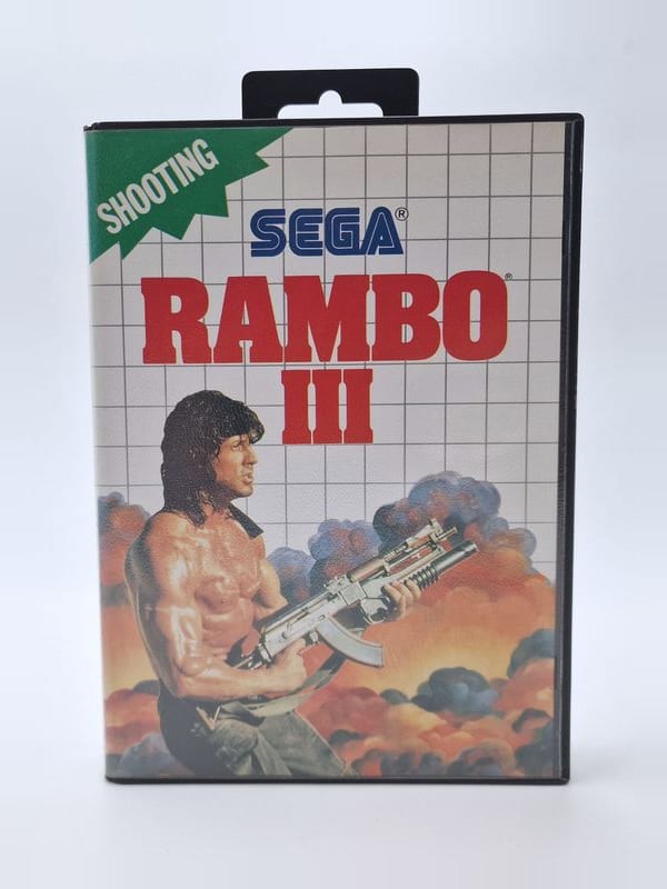 Rambo III — SEGA Master System PAL