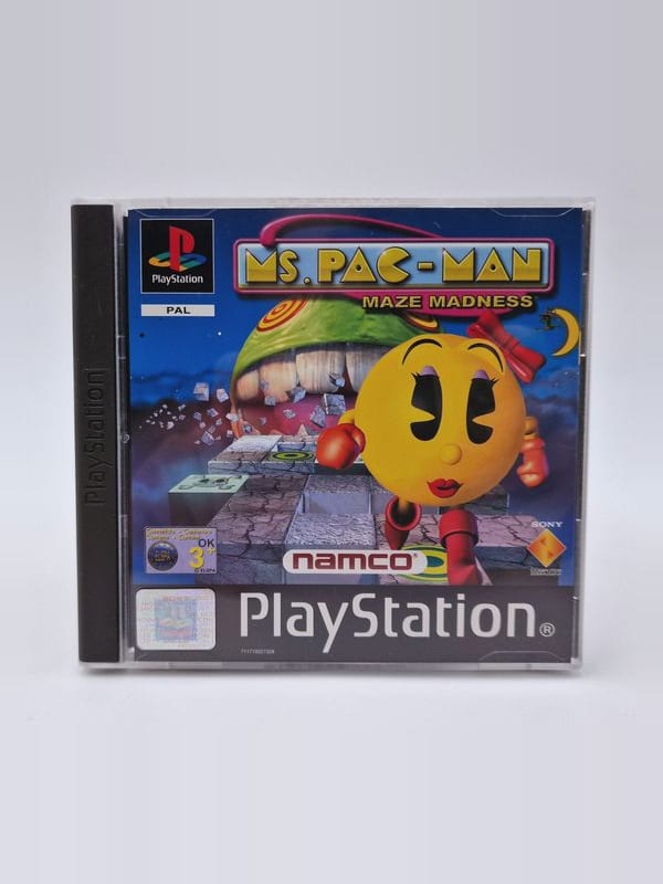Ms Pac-Man Maze Madness — Sony PS1 PAL
