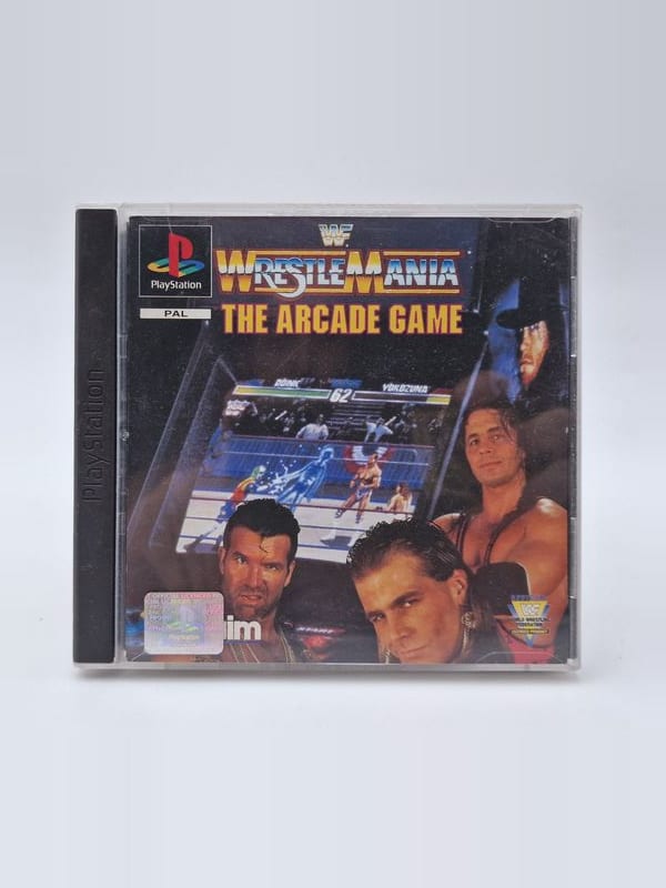 WWF WrestleMania: The Arcade Game — Sony PS1 PAL