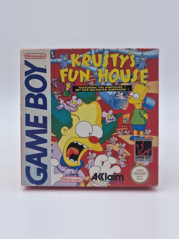Krusty's Fun House — Nintendo Game Boy PAL (vendu)