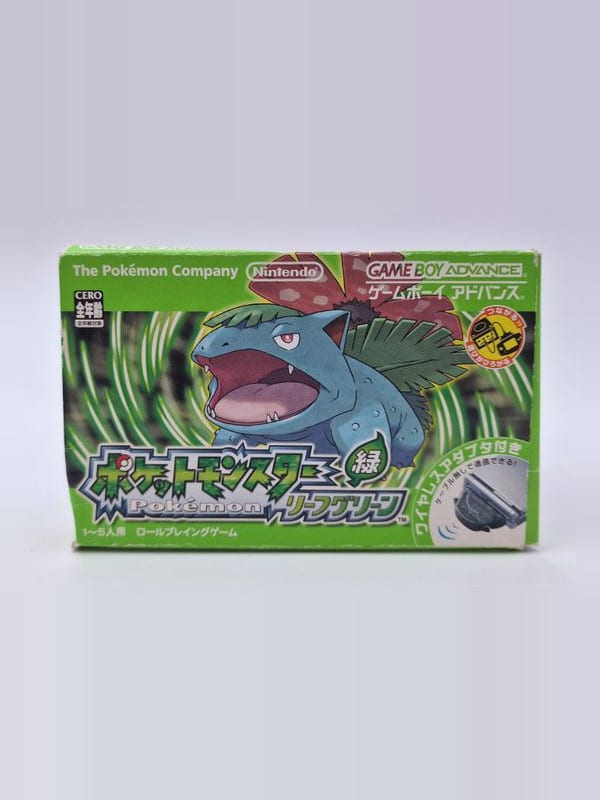 Pokémon LeafGreen Version — Nintendo GBA JAP