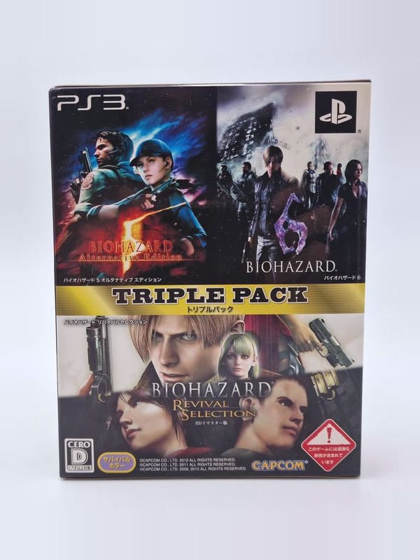 Biohazard Triple Pack — Sony PS3 JAP (vendu)