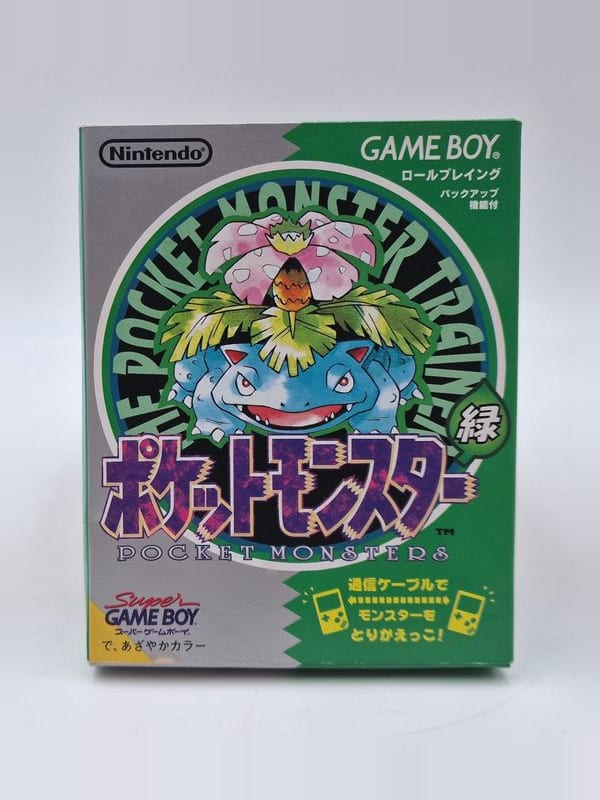 Pokémon Version Verte — Nintendo Game Boy JAP