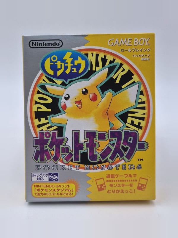 Pokémon Version Jaune — Nintendo Game Boy JAP