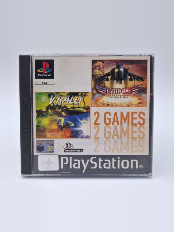 V-Rally: Eagle One Harrier Attack — Sony PS1 PAL