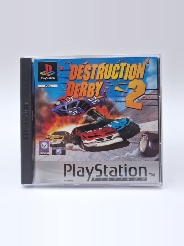 Destruction Derby 2 Platinum — Sony PS1 PAL (vendu)