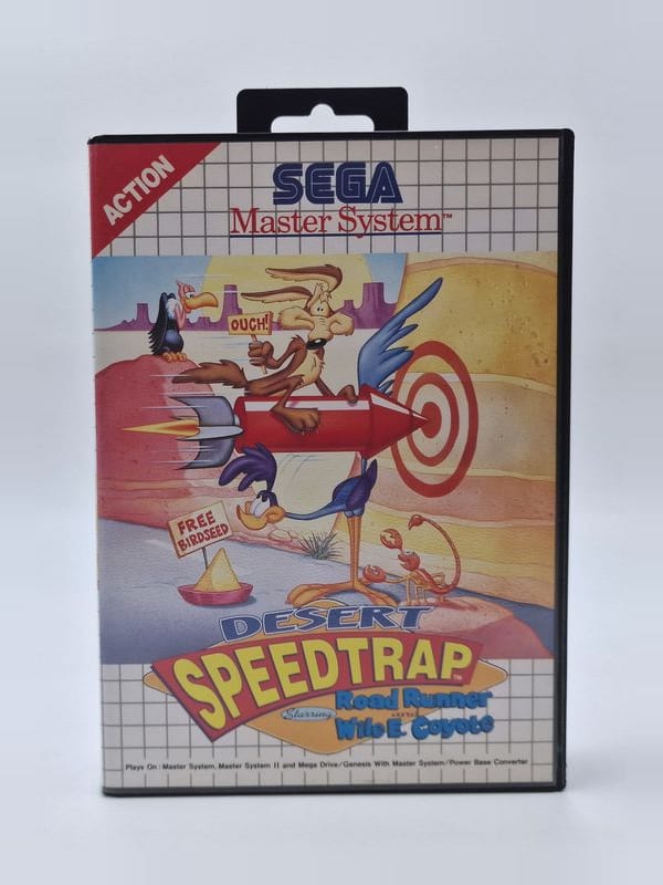Desert Speedtrap Starring Road Runner & Wile E. Coyote — SEGA Master System PAL