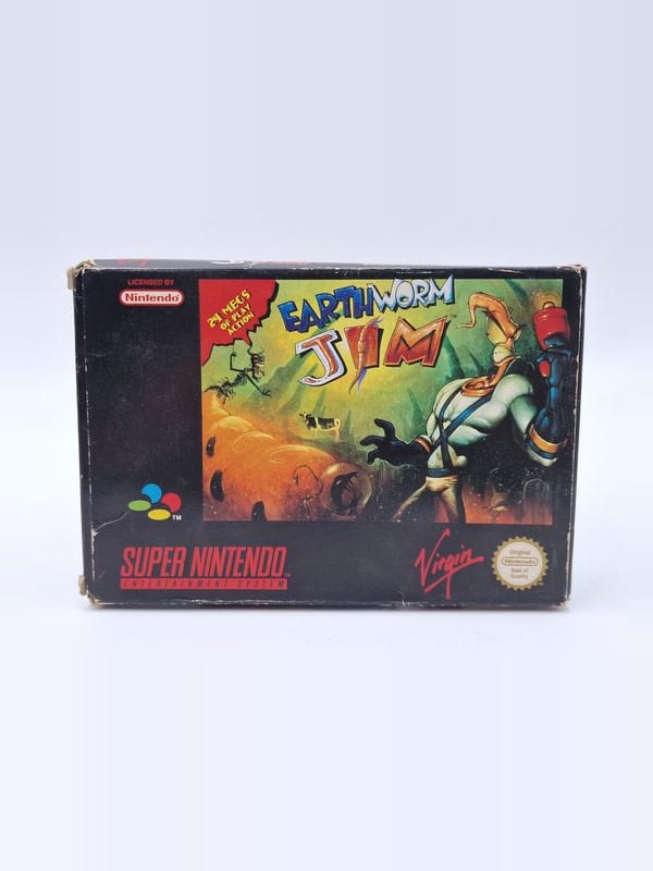 Earthworm Jim — Nintendo SNES PAL