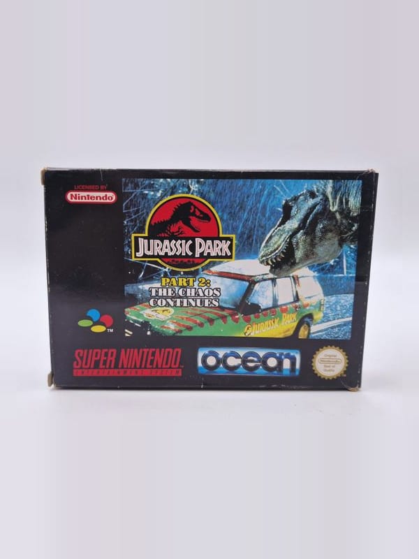 Jurassic Park Part 2: The Chaos Continues — Nintendo SNES PAL
