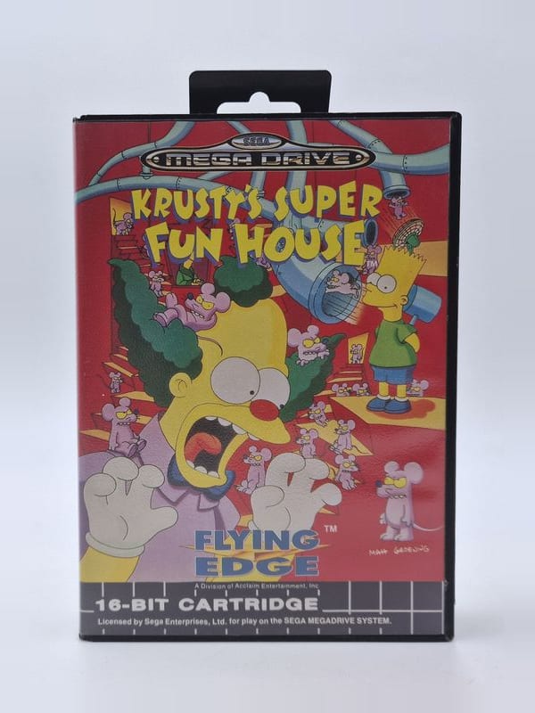 Krusty's Fun House — SEGA Megadrive PAL (vendu)