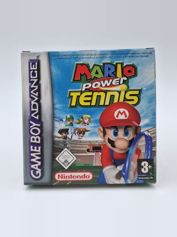 Mario Power Tennis — Nintendo GBA PAL