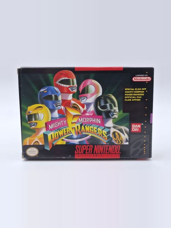 Mighty Morphin Power Rangers — Nintendo SNES US
