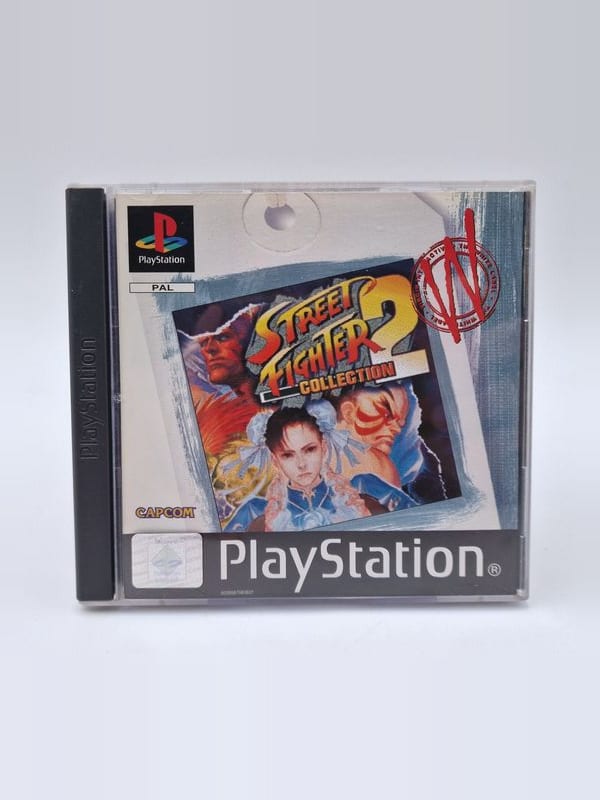 Street Fighter 2 Collection White Label — Sony PS1 PAL