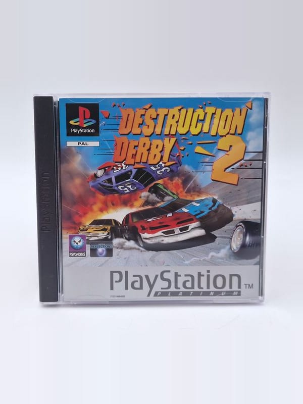 Destruction Derby 2 Platinum — Sony PS1 PAL