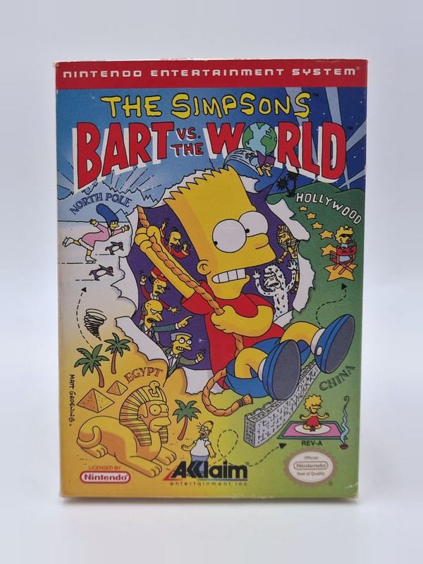 The Simpsons: Bart vs. the World — Nintendo NES / FC US